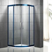 Cabine de douche coulissante en acier inoxydable