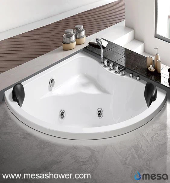 Installation d'angle Drop In Solid Surface Sector Baignoire acrylique