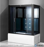 Salle de bain Big Glass Shower Cubicles With Soaking Tub