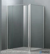 Cabine de douche de salle de bain coin Design Simple Pivot rectangulaire Swing à vendre