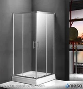 Corner Square Simple Design Hot Sale Salle de bain Porte de douche à bon marché