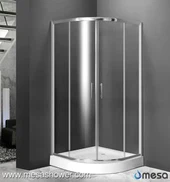 New Simple Design Corner Sector Porte de douche coulissante à bon marché