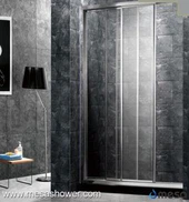 Nouveau design simple Salle de bain pliante Prix à bas prix Porte coulissante de douche