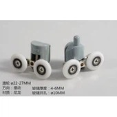 Roulettes pour cabine de douche