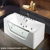 Dernier nouveau design moderne Luxury Hot Tub Whirlpool Massage Baignoire en acrylique Jetted à vendre avec prix bon marché