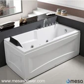 Luxe style contemporain ABS Hot Tub Deep Corner Whirlpool Massage Baignoire Jetted Salle de bain à vendre avec prix bon marché