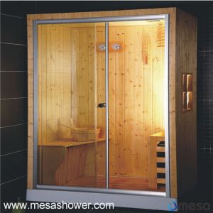 Très simple Cabine de sauna complète avec porte en verre MER-9014