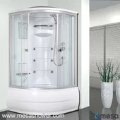 Combinaison de salle de douche de baignoire et de baignoire à plateau supérieur 1/4 Round Corn-Combo MER-8032