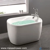 Petite baignoire ronde à imbiber