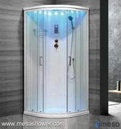 Chambre de cabine de douche Simpe avec lumières d'étoiles colorées