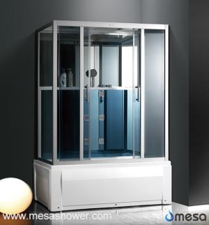 Bureaux de douche exclusifs avec baignoire combiné avec portes coulissantes
