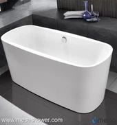 Baignoire autoportante blanc avec un Design Simple et Modern