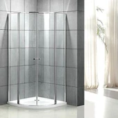 Secteur Forme Cabine De Douche De Coin Pivot