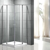 Coin de douche de forme carrée