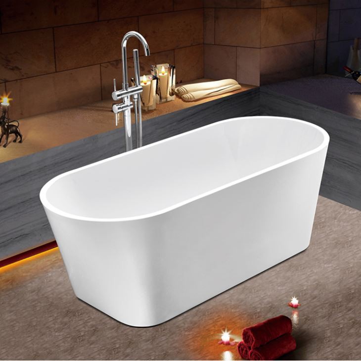 Baignoire acrylique debout