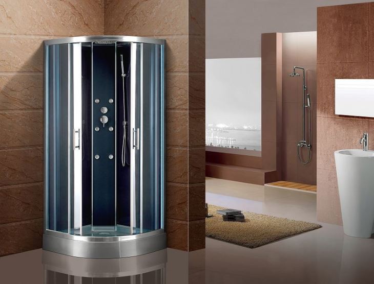 Cabine de douche en verre trempé