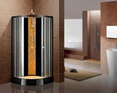 Cabine de douche en verre