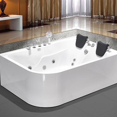 Baignoire de massage en acrylique au design moderne