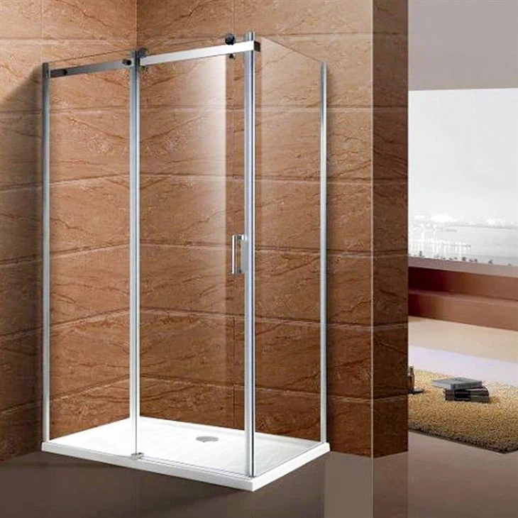 Porte de douche coulissante en verre