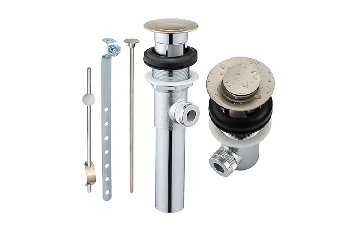 Pop-Up Bathtub Drain Stopper with Linkage Pop-Up Bathtub Drain Stopper with Linkage